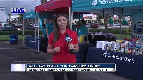 All-day food drive at Seacoast Bank in Stuart