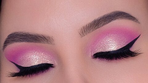 Pink Golden Eye Makeup Tutorial | You'll LOVE THIS pink look for a Night Out!