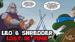 Leonardo and Shredder Get Lost in Time