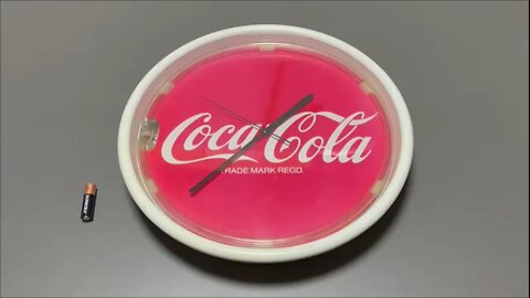 How to Replace the Battery in a Coca Cola Wall Clock