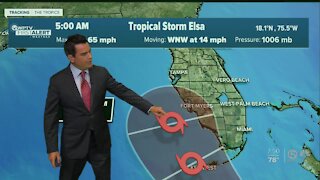Tropical Storm Elsa update 7/4/21