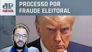 Polícia dos EUA divulga foto de Donald Trump fichado; Alexandre Pires analisa