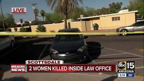 Two women dead following shooing at Scottsdale law office