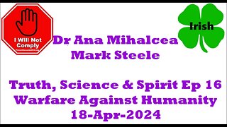 Dr Ana Mihalcea Mark Steele Truth, Science & Spirit Ep 16 Warfare Against Humanity 18=Apr-2024