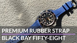 Black Bay Fifty-Eight PREMIUM Rubber Strap [Vanguard BB58 Strap Review]