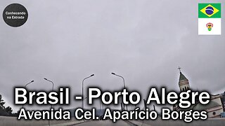 🚗 ☁️ Dirigindo por Porto Alegre, avenida Cel. Aparício Borges.