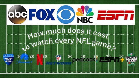 2024 NFL Cord Cutting Guide-How Much Does it Cost to Watch Every NFL Game?