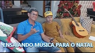 ENSAIANDO MÚSICA PARA O NATAL(Natal Todo Dia)