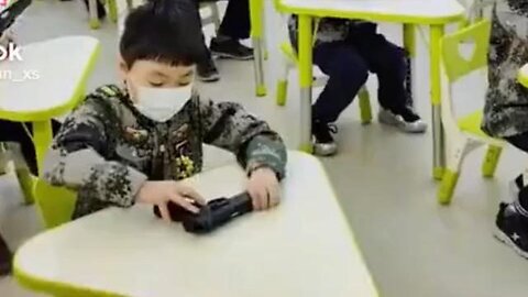 Meanwhile, China is teaching their kids how to arm themselves.