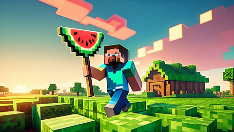 How To Make A Watermelon Banner In Minecraft