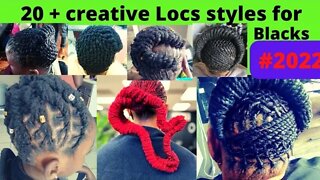 20 Creative #dreadlocks styles suitable for Black Women 2022 | #locs #fashion #africa #locstyles