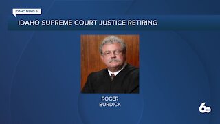 Idaho Supreme Court justice Roger Burdick announces resignation