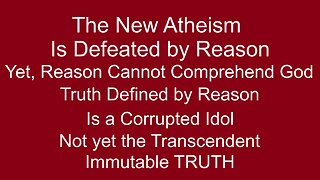 The New Atheism Part One