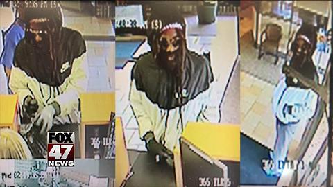 Police on look out for bank robbery suspect in Lansing