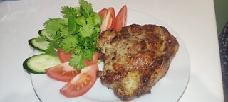 Pork Steak in a Frying Pan (tasty and juicy recipe)