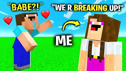 I Pretended To Be Noob1234's Girlfriend.. (Minecraft)