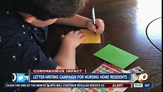 Letter-writing campaign for nursing home residents