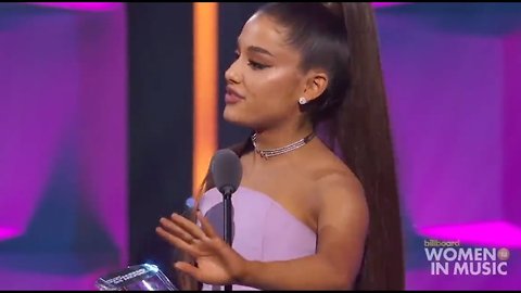 Ariana Grande’s Emotional Speech During Billboard’s Woman Of The Year Award