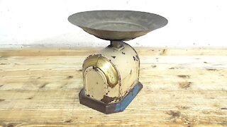 Restoration Of An Antique Kitchen Scale