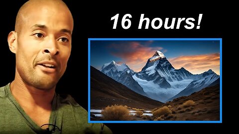 David Goggins Climbs Mount Everest