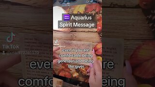 ♒ Aquarius~Spirit Message for September Tarot