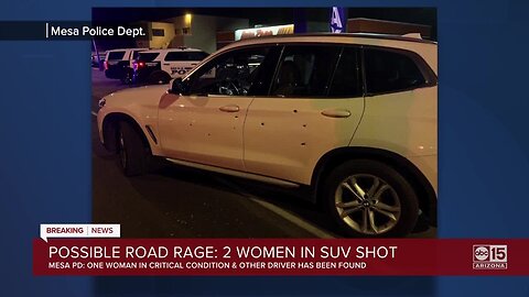 Two women shot in possible road rage situation in Mesa