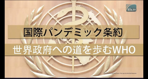 国際パンデミック条約が締結されるとWHOが世界政府の機能を果たしてしまう。つまり日本国憲法よりも効力は上(ワクチン強制接種反対)