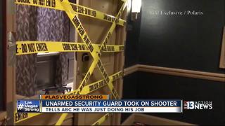 Security guard says he was just doing his job