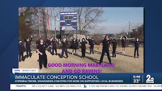 Immaculate Conception School in Towson says Good Morning Maryland!