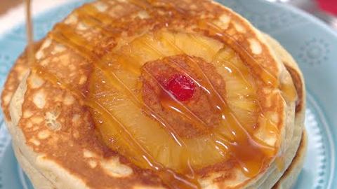 Pineapple Upside-Down Pancakes