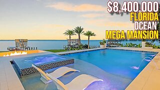 Touring $8,400,000 Florida Ocean Mega Mansion