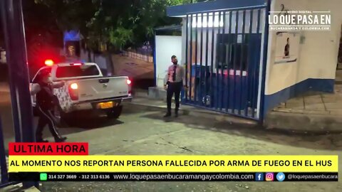 Ultima hora nos reportan muerte de un hombre en el Hus