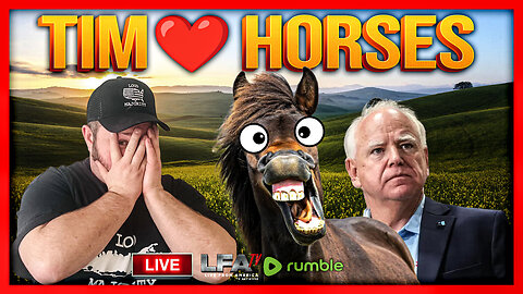 TIM WALZ REALLY LOVES HORSES | LOUD MAJORITY 8.8.24 1pm EST