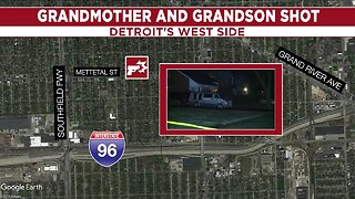 Grandmother, grandson shot on Detroit's west side