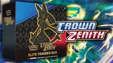 Opening A Pokémon Crown Zenith Elite Trainer Box!