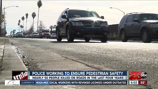 Police respond to deadly year for pedestrians