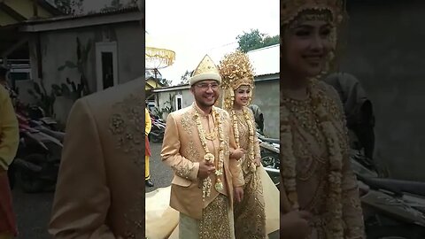 Arak - arakan Pengantin dengan iringan Penari Kebagh di Pagaralam #shorts #short #shortvideo