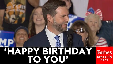 WATCH: Crowd Erupts Into Song For JD Vance's Upcoming 40th Birthday | N-Now ✅