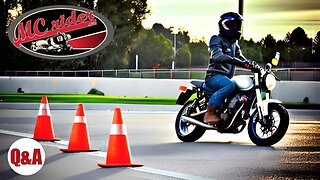 Using the rear brake on u-turns, running wide, & more! MCrider Q&A