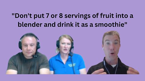 Whole Vegetables and Fruits VS Juice with Sean Casey and Shawn & Janet Needham R. Ph.