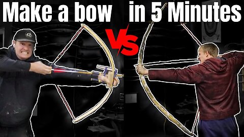 5 minute bow build challenge....LOSER DANCES UGLY