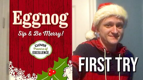 Trying Egg Nog for the FIRST time!!!