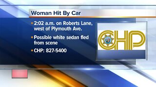 Woman hit by car in Oildale overnight