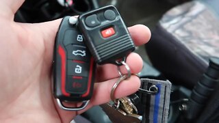 PERSUPER New Upgrade Car Key Fob Fit for Ford, Lincoln, Mercury, Mazda (CWTWB1U331) 2-in-1 Flip Key