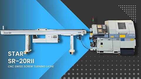 STAR SR-20RII CNC SWISS SCREW TURNING LATHE SKU 2343 – MachineStation