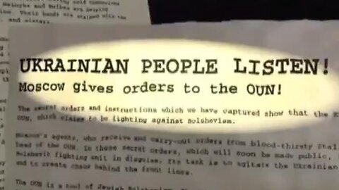 (mirror) Hitler & Stalin denounced the OUN as "Bolshevik" & "Fascist"