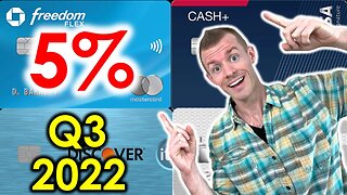5% CASH BACK CATEGORIES Q3 2022! (Chase Freedom Flex, Discover it, Citi Custom Cash, more!)