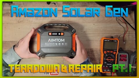 AIMTOM Portable Solar Generator - Teardown & Repair Pt. 1