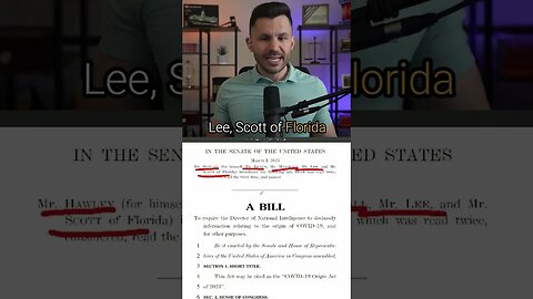 Lab Leak Origins Bill Text #shorts