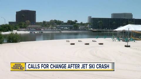 Calls for change after jet ski crash near Courtney Campbell Causeway